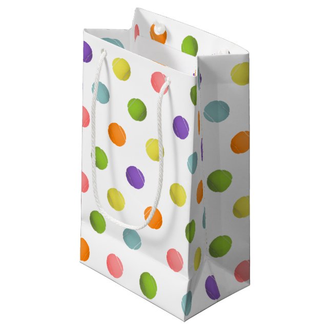 Petit Sac Cadeau Tennis Party favoris (Devant Angle)