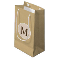 Texture Brown de papier d'emballage de monogramme