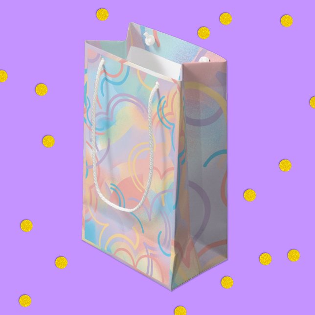 Petit Sac Cadeau Tie Dye Rainbow (Créateur téléchargé)