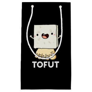 Petit Sac Cadeau Tofut Funny Tofu Pun Dark BG