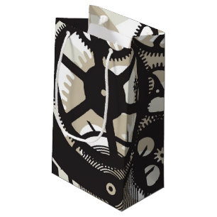 Petit Sac Cadeau Travail de roues de dent