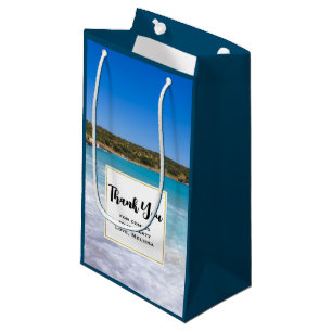 Petit Sac Cadeau Tropical Beach Island Paradise Party Merci