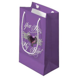 Petit Sac Cadeau Tu As Mon Coeur Rose