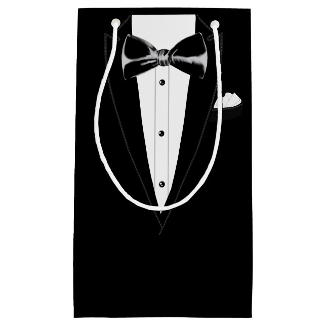 Petit Sac Cadeau Tuxedo (Devant)