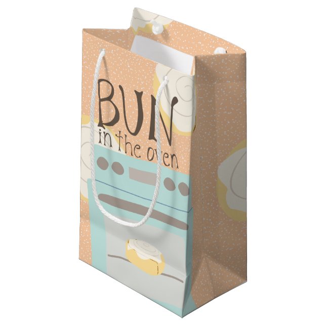 Petit Sac Cadeau Un petit biberon dans la douche bébé au four (Devant Angle)