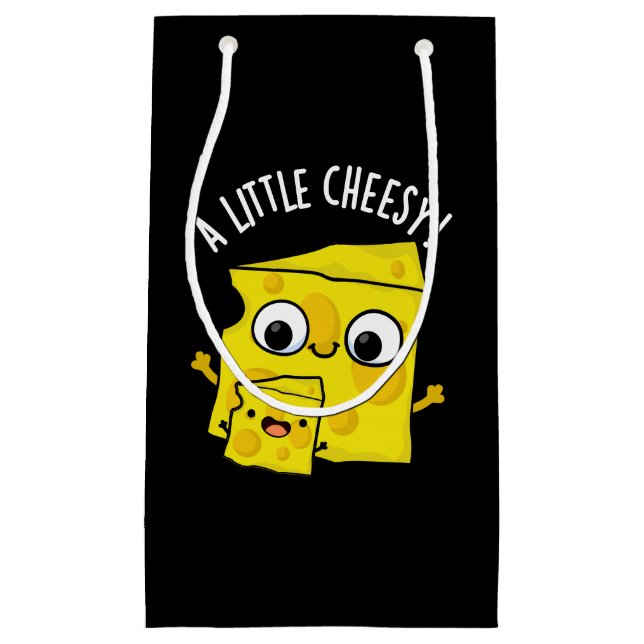 Petit Sac Cadeau Un Petit Jeu De Nourriture Foncé BG (Devant)