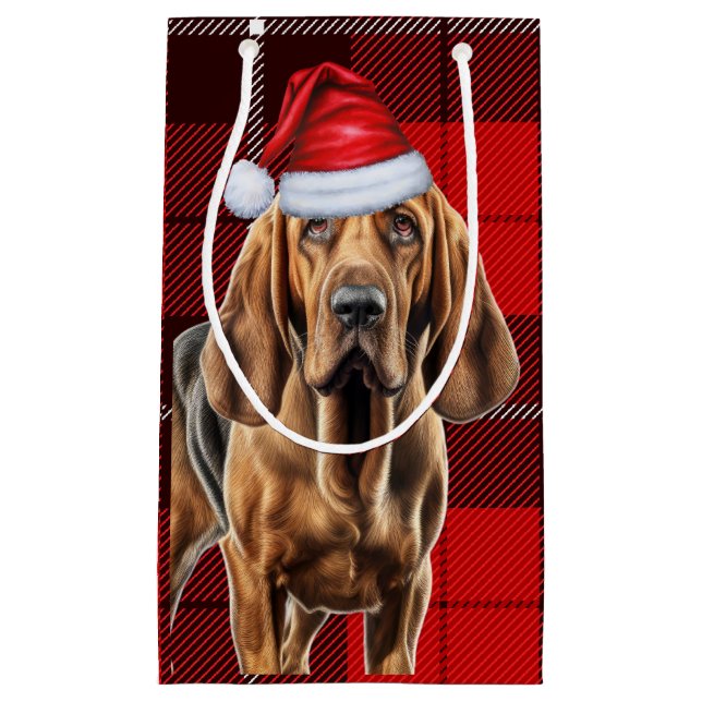 Petit Sac Cadeau Vacances sanglant et Festive de Noël (Devant)