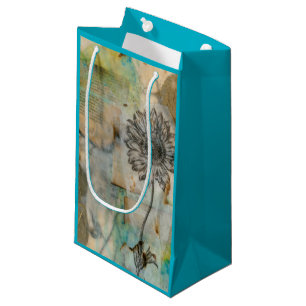 Petit Sac Cadeau Vélin I floral