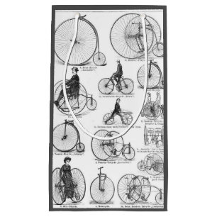 Petit Sac Cadeau Vélo à grande roue Penny Farthing