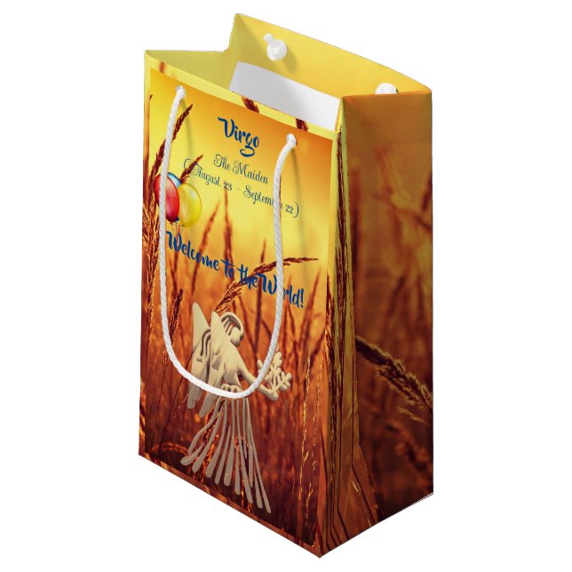 Petit Sac Cadeau Vierge - Le bébé vierge (23 août - 22 septembre) (Devant Angle)