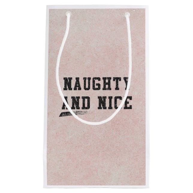 Petit Sac Cadeau Vilain et Nice (Devant)