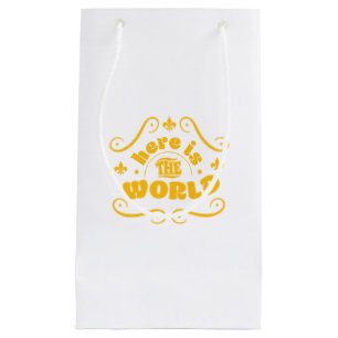 Petit Sac Cadeau Voici le monde