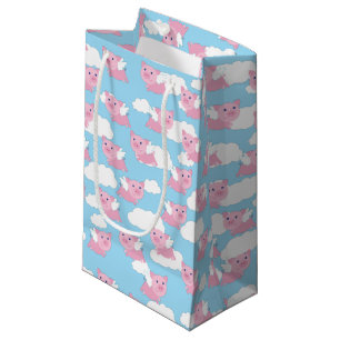 Petit Sac Cadeau Voler Cochon Anniversaire Fête Enfants