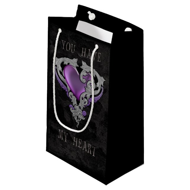 Petit Sac Cadeau Vous Avez Mon Coeur (Devant Angle)