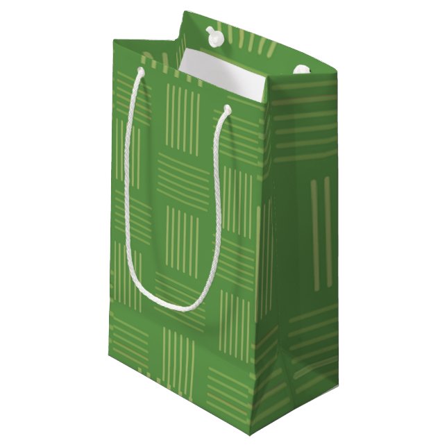 Petit Sac Cadeau Weave de Saint Patrick (Devant Angle)