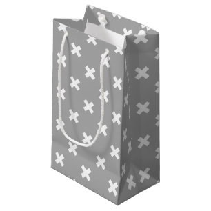 Petit Sac Cadeau White cross stitches