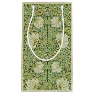 Petit Sac Cadeau William Morris Pimpernel Fond d'écran bleu Floral