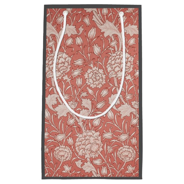 Petit Sac Cadeau William Morris Wild Tulip Classique Conception Vic (Devant)