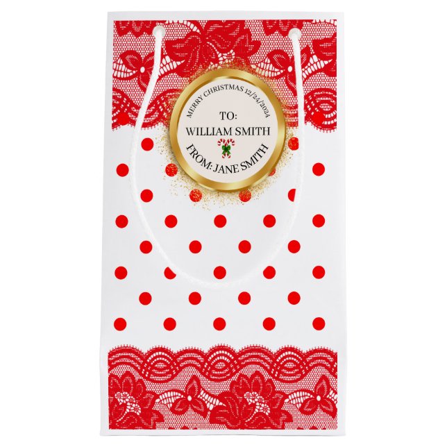 PETIT SAC CADEAU XMAS GIFT BAG (Devant)