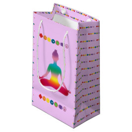Petit Sac Cadeau Yoga sept Chakras