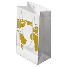 Petit sac de cadeau ou sac de faveur - carte du