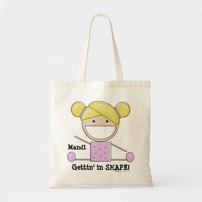 Petit sac en forme de fille de gymnaste (Devant)