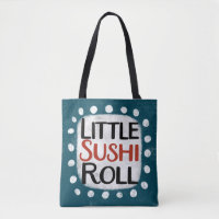 Petit Sac fourre-tout de rouleaux de sushi