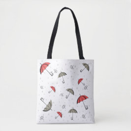 Petit Sac fourre-tout parapluie rouge