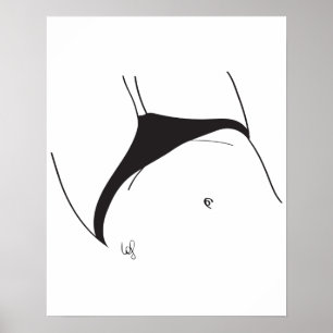 Petit slip noir poster