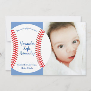 Petit Slugger Baseball Baby Faire-part de naissanc