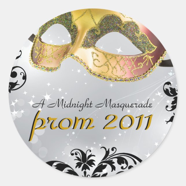 Petit - Sticker Masquerade Classique (Devant)