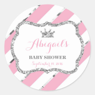 Petit Sticker Princesse, Rose, Parties scintillant