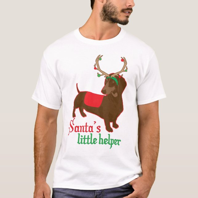 Petit T-shirt de l'aide de Père Noël (Devant)