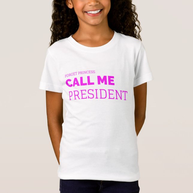 Petit T-shirt de Mlle le président (Devant)