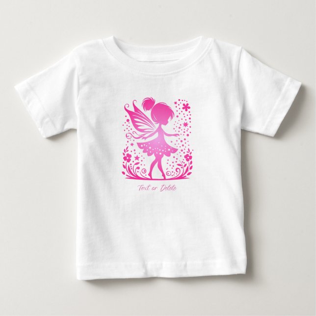 Petit T-shirt Fairy Floral Baby (Devant)