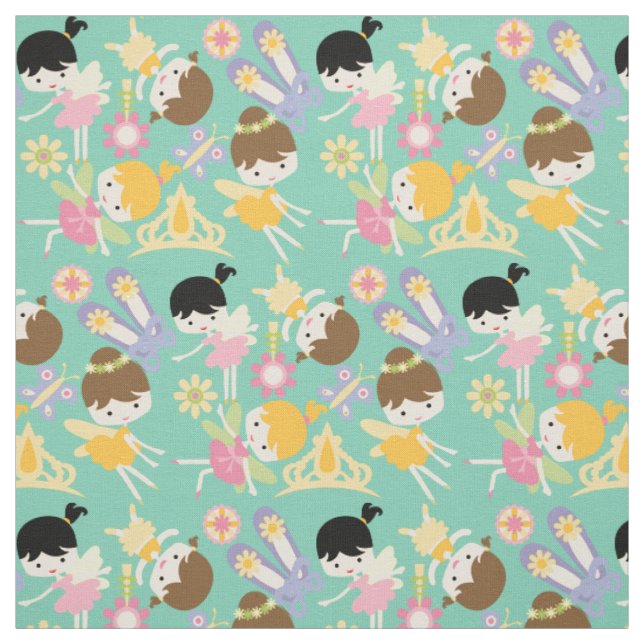 Petit tissu de Ballerinas de fées (Échantillon)
