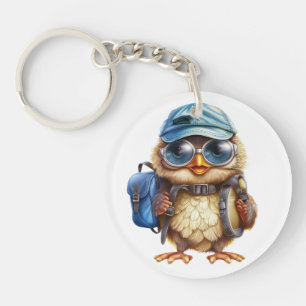 Petit Voyageur Avisé - Jeune Hibou avec sac à dos