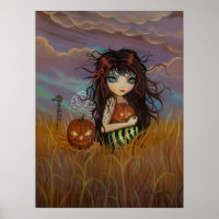 Petite affiche de fée d'Halloween