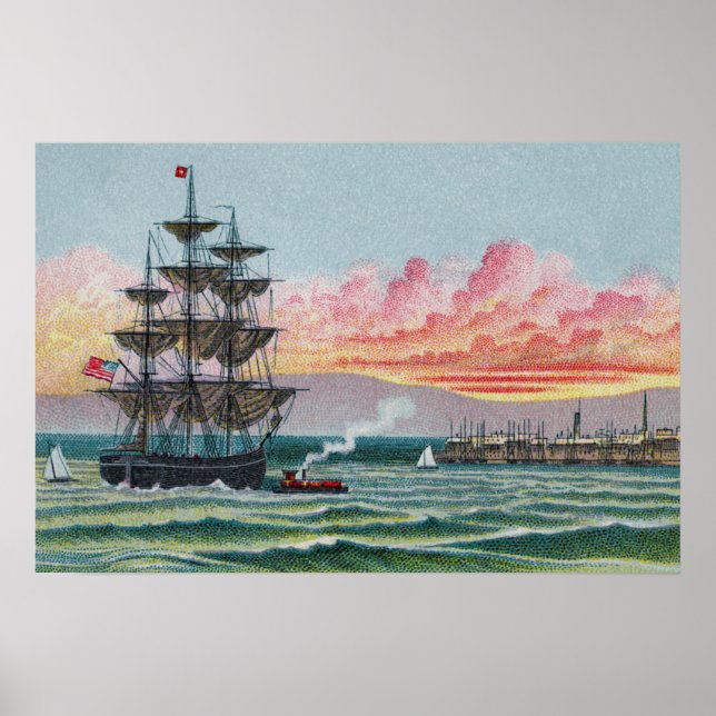 Petite Affiche de Martha's Vineyard (Devant)