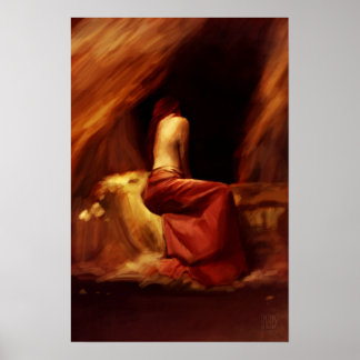 Petite affiche de peinture Regret