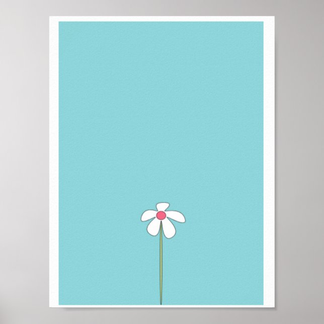 Petite affiche marguerite (Devant)