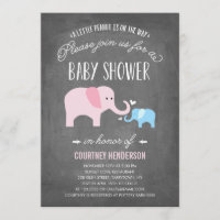 Petite arachide| Invitation Baby shower
