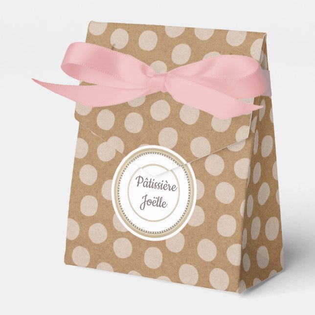 Petite boîte de pâtisserie Small Pastry Box - Kraf Geschenkschachtel (Vorderseite)