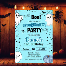 Petite Boo Halloween Invitation Anniversaire