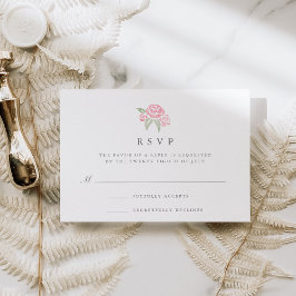 Petite Bouquet RSVP Card | Blüte Karte