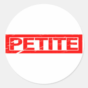 Petite Briefmarke Runder Aufkleber