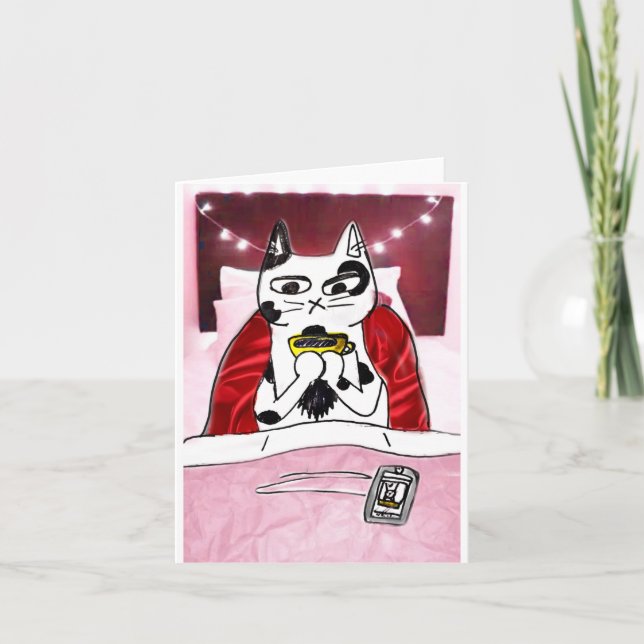 Petite carte de note pliée de 4 po x 5,6 po (Devant)