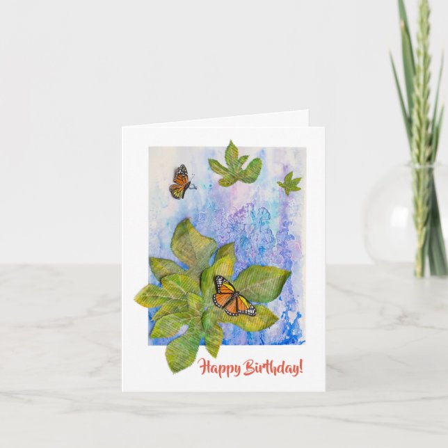 Petite carte de voeux personnalisée avec des (Devant)