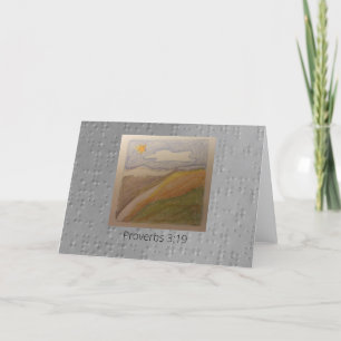 Petite carte de voeux pliée de 5 po x 7 po