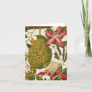 Petite carte de voeux Vintage de la passion rouge